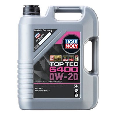 Motoröl LIQUI MOLY 21585 Top Tec 6400 0W-20 Engine Motor Oil 5 Liter