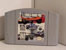 F-1 World Grand Prix Nintendo 64 N64 Authentic Game Cartridge - Tested Works