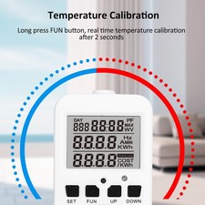 .Digital Thermostat Plug Socket Reptile Temperature Controller Outlet Plug 110V