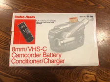 Radio Shack 8mm/VHS-C Camcorder Battery Conditioner/Charger NIB Cat. No 23-248