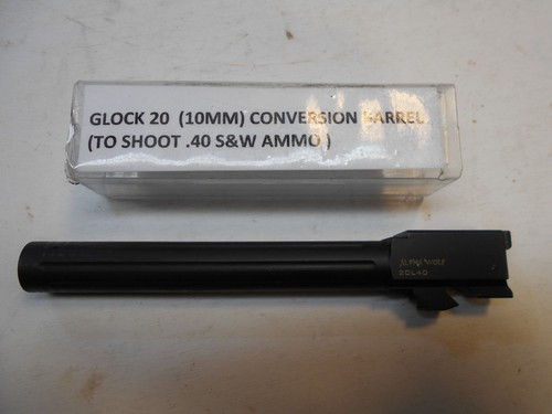 glock 20 (10/mm) Umbau Lauf zum Schießen 40S&W von alfa wolf