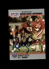 Randy Cross 1990 Pro Set Super Bowl 49ers authentic autographed card