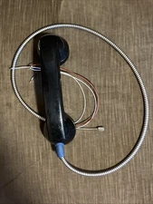 Payphone Handset Used Tested And Working 32-34” Armored Flex Cord W/Lanyard