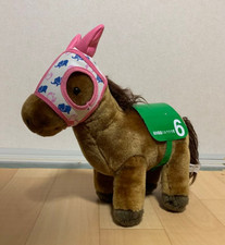 Uma Musume Pretty Derby Haru Urara Plush KRA Tag 113 Races Rare A Japan Used