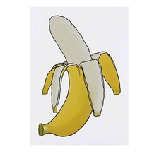 'Peeled Banana' Temporary Tattoos / Transfers TO00040406 
