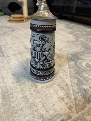 Vintage Avon 1976 Porcelain Lidded Beer Stein Brazilian Made