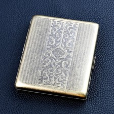 Engraved Metal Cigarette Case 20 Cigarettes Ultra-Thin Iron Holder Men Portable