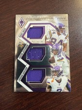 2025 Phoenix Moss Jefferson Addison /299 REGENERATION 3 Triple PATCH Vikings