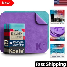 6-Pack Koala Lens Cleaning Cloths - Japanese Microfiber for Crystal-Clear Vision