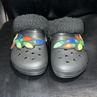 Crocs Dual Comfort Holiday Lights, Christmas Lights Size J2