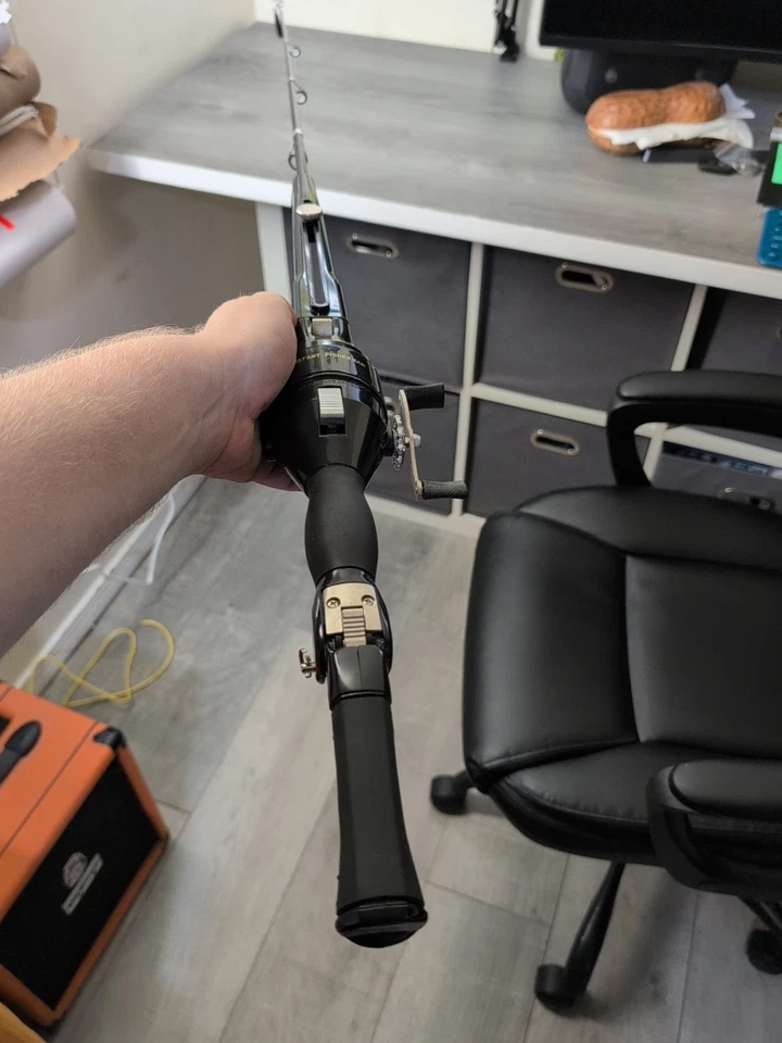  "Caña de pescar plegable portátil Instant Fisherman 50"""  Foto 4 de 4