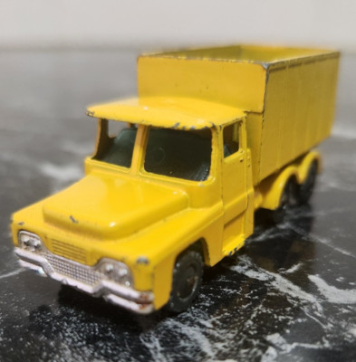 Vintage Diecast Husky Guy Warrior Truck No 10 YELLOW Collectible Model Toy 1960s