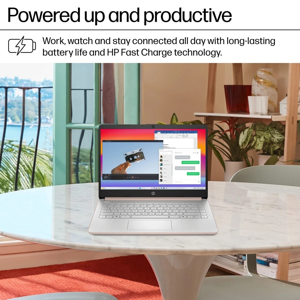 HP 14-DQ6015DX 14' LAPTOP Intel-R-N150 UP TO 16-128GB Win11Home