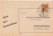 Salzgitter-Bad special stamp/advertising stamp on postcard from 1951