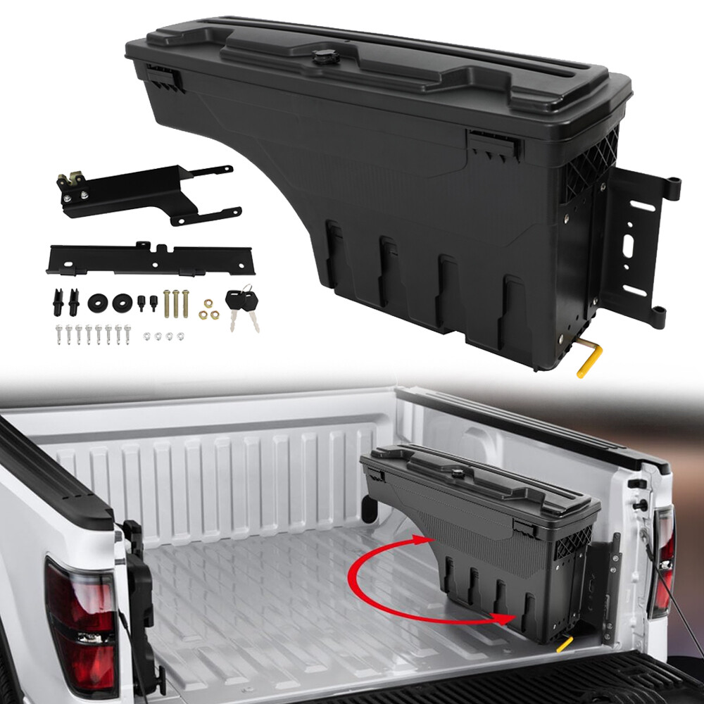 Right Side Truck Bed Storage Tool Box For 2017-2022 Ford F250 F350
