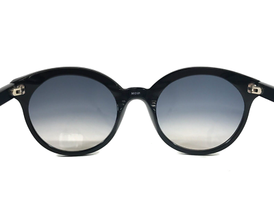 Jimmy Crystal New York Sunglasses JCS125 BLACK Round Frames Blue Gradient Lenses Jimmy Crystal New York Sunglasses JCS125 BLACK Round Frames  main image 3