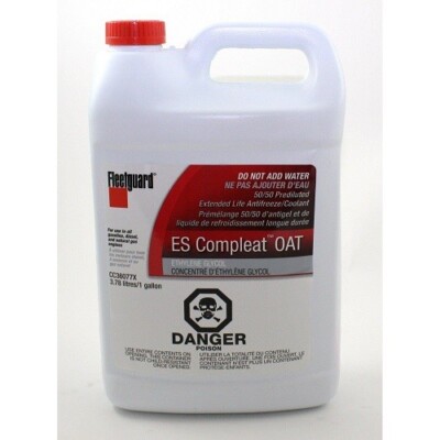 Fleetguard ES Compleat OAT EG Premix 50/50 1 Gal - CC36077
