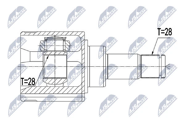 New Joint Kit, drive shaft 6C0498103 6C0498103X | eBay