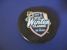 2014 NHL WINTER CLASSIC THE BIG HOUSE NHL  INGLASCO HOCKEY PUCK SLOVAKIA *