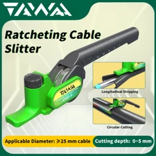 Double-sided knife Ratcheting Cable Slitter KMS-K Suit for cables diameter ≥25mm
