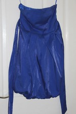 PROM DRESS   DESIGNER  AX PARIS classic evening dress size 10 blue