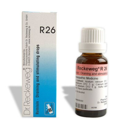 Dr Reckeweg R26 Drops 22ml Pack Made in Germany OTC Homeopathic Drops