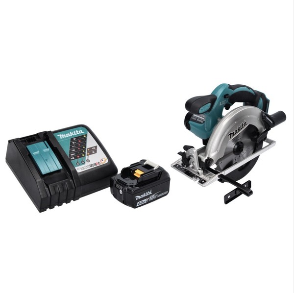Makita Dss 611 RM1 Akku HandkreissäGe 18 V 165 Mm + 1X Akku 4,0 Ah + LadegeräT-image