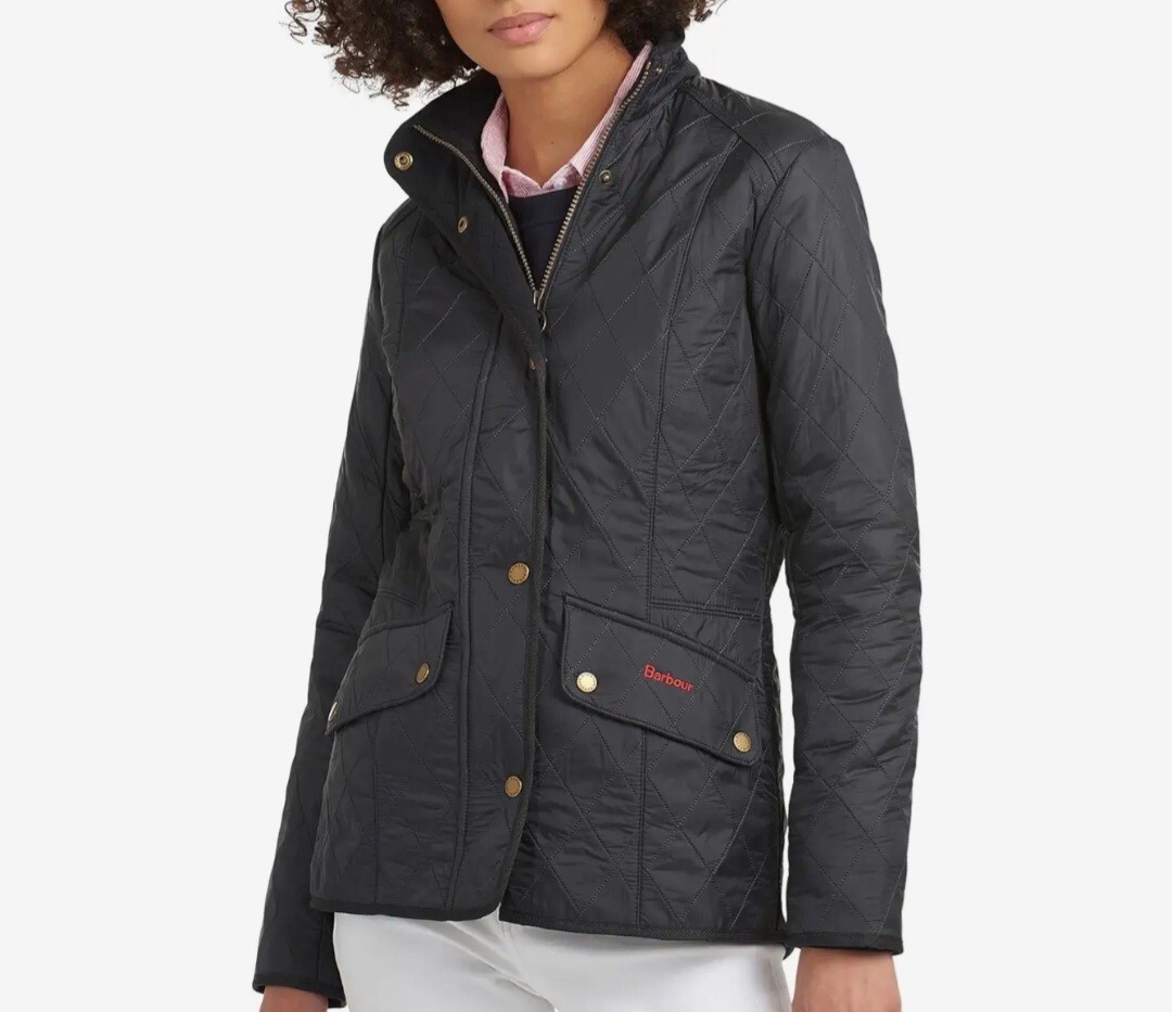 Barbour Cavalry Polarquilt Fleece Lined Jacket in Dk Navy MSRP