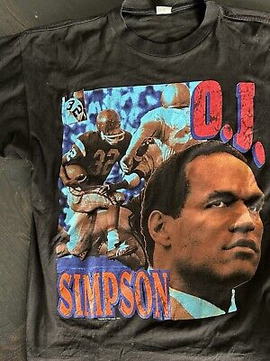 Vintage OJ Simpson Rare Backprint Top Tag XXL | eBay Vintage OJ Simpson Rare Backprint Top Tag XXL | eBay