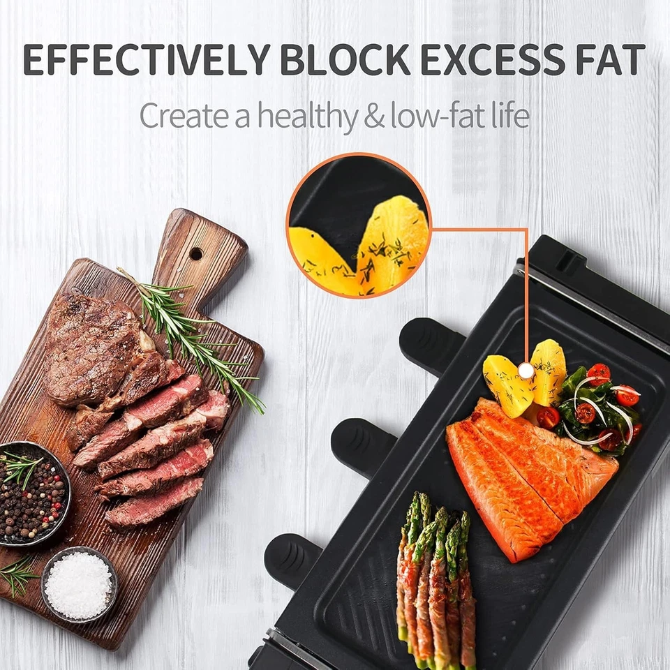 Voohek Raclette стол гриль корейский барбекю гриль крытый бездымный Non-sticK 700 Вт - Изображение 3 из 4