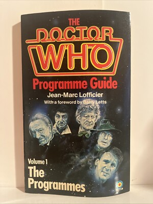 Doctor Who Programme Guide Volume 1 by Jean-Marc Lofficier 1981