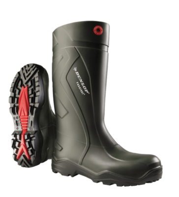 Wellington Boot Comfy Gumboots Dunlop Purofort+ Gumboot, Farm