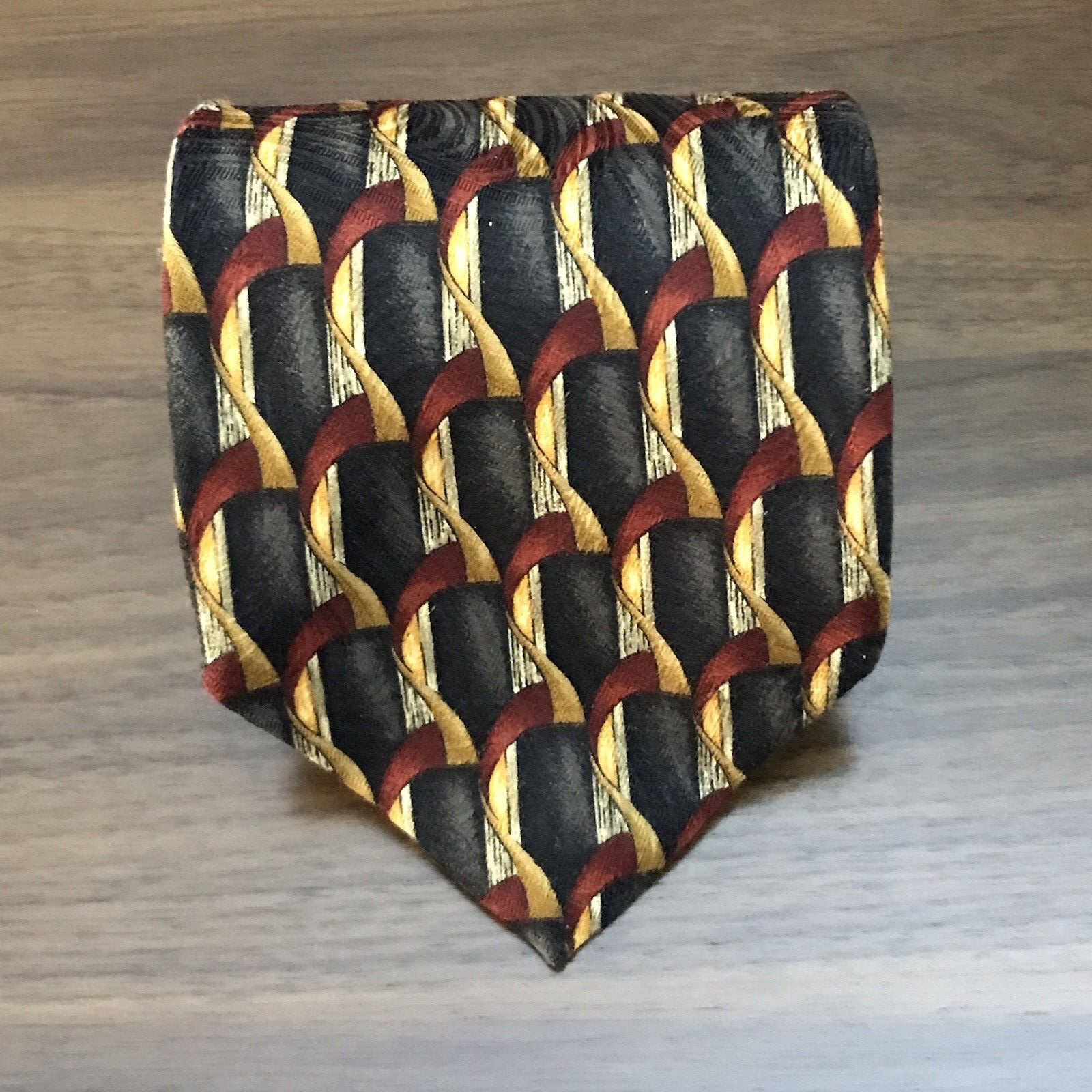 Robert Talbott Studio Silk Multicolored Geometric… - image 1