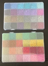 2mm Glass Seed Beads for Bracelet Making Kit, 48 Colors.