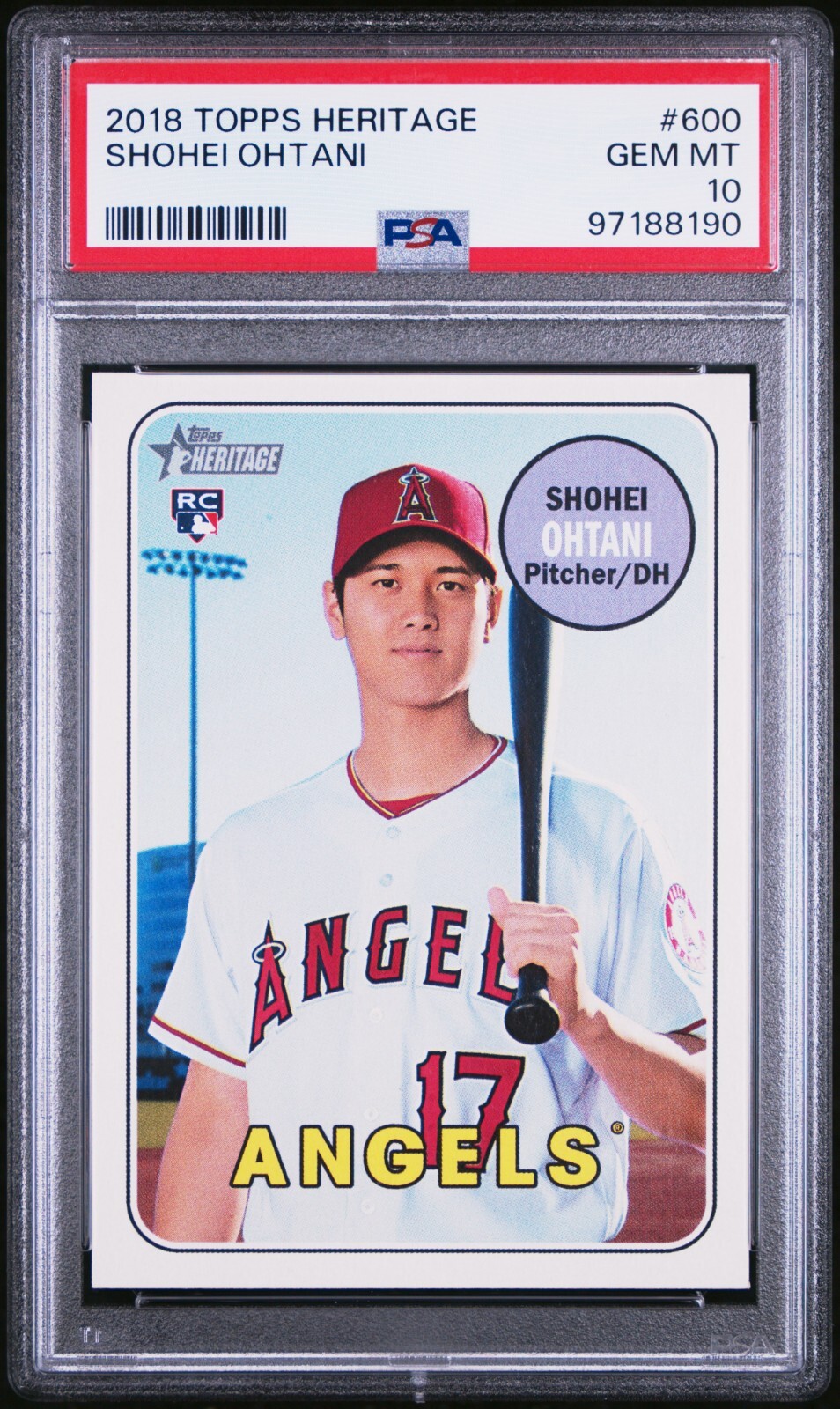 大谷翔平 2018 TOPPS HERITAGE MINI DECAL RC 大谷翔平 2018 TOPPS