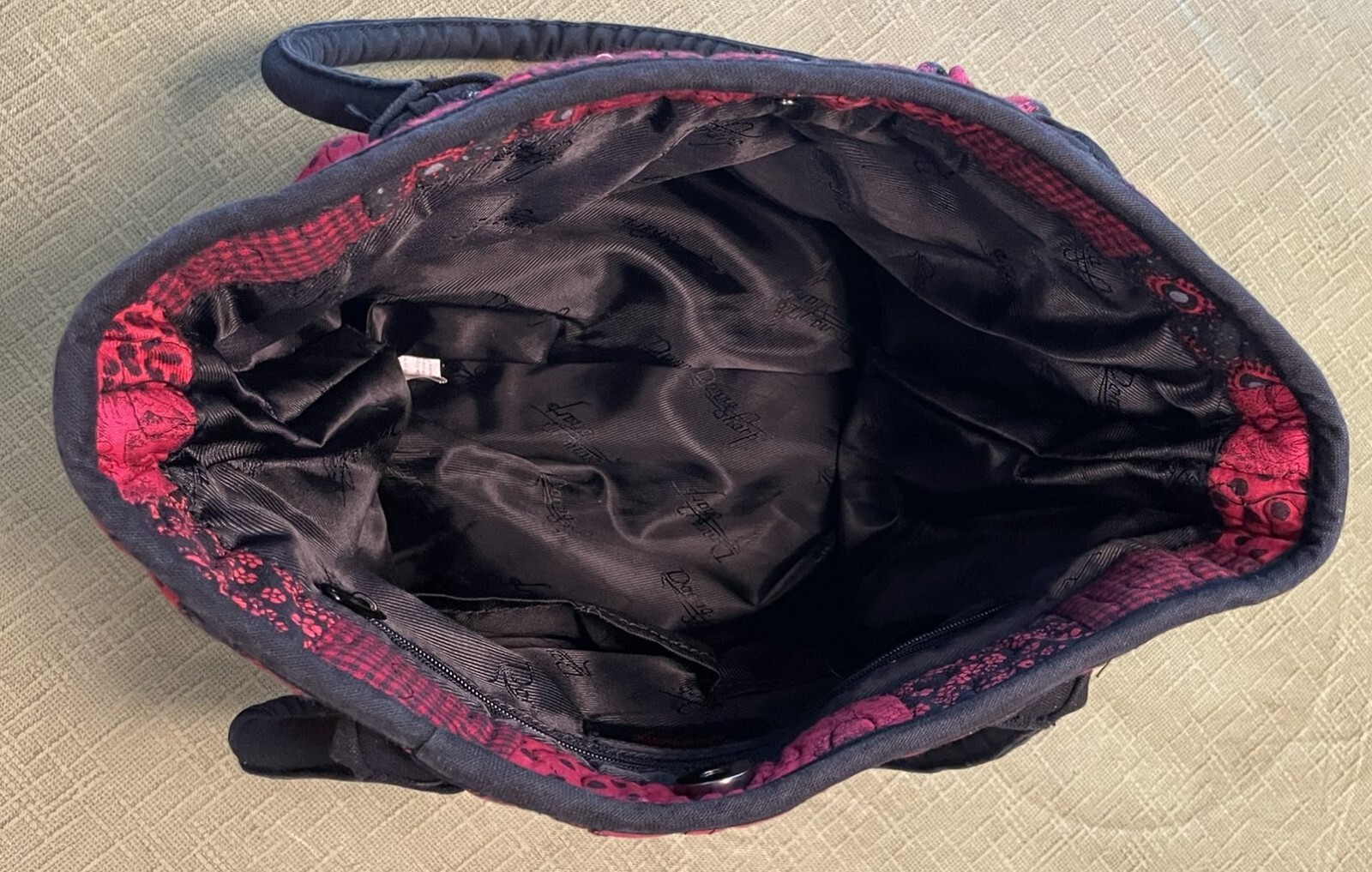 Donna Sharp Quilted Hand Tote  Bag Patchwork - image 2