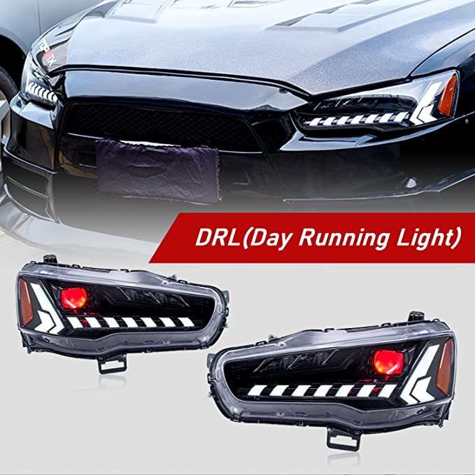 For Mitsubishi Lancer EVO X 2008-2020 LED Headlights