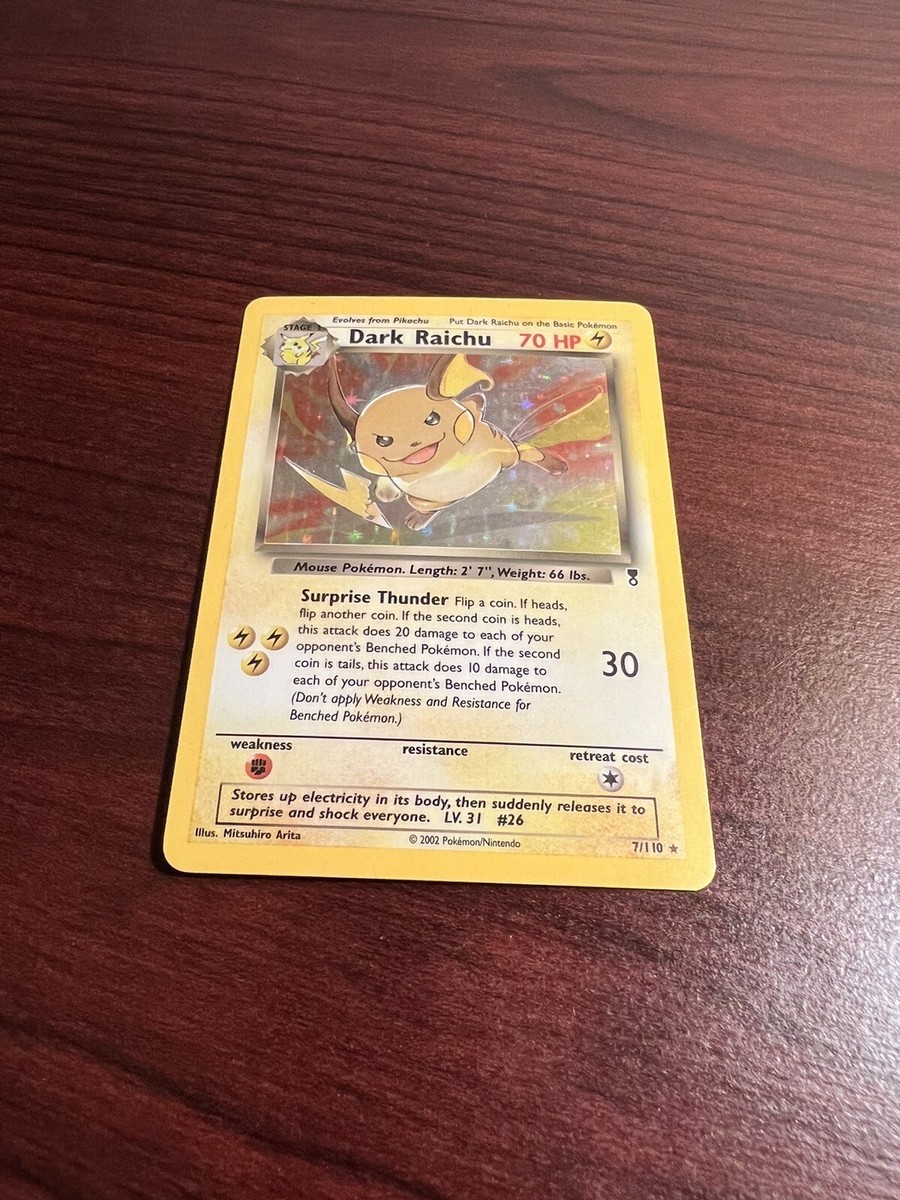 Dark Raichu 7/110 Legendary Collection Holographic Rare | eBay
