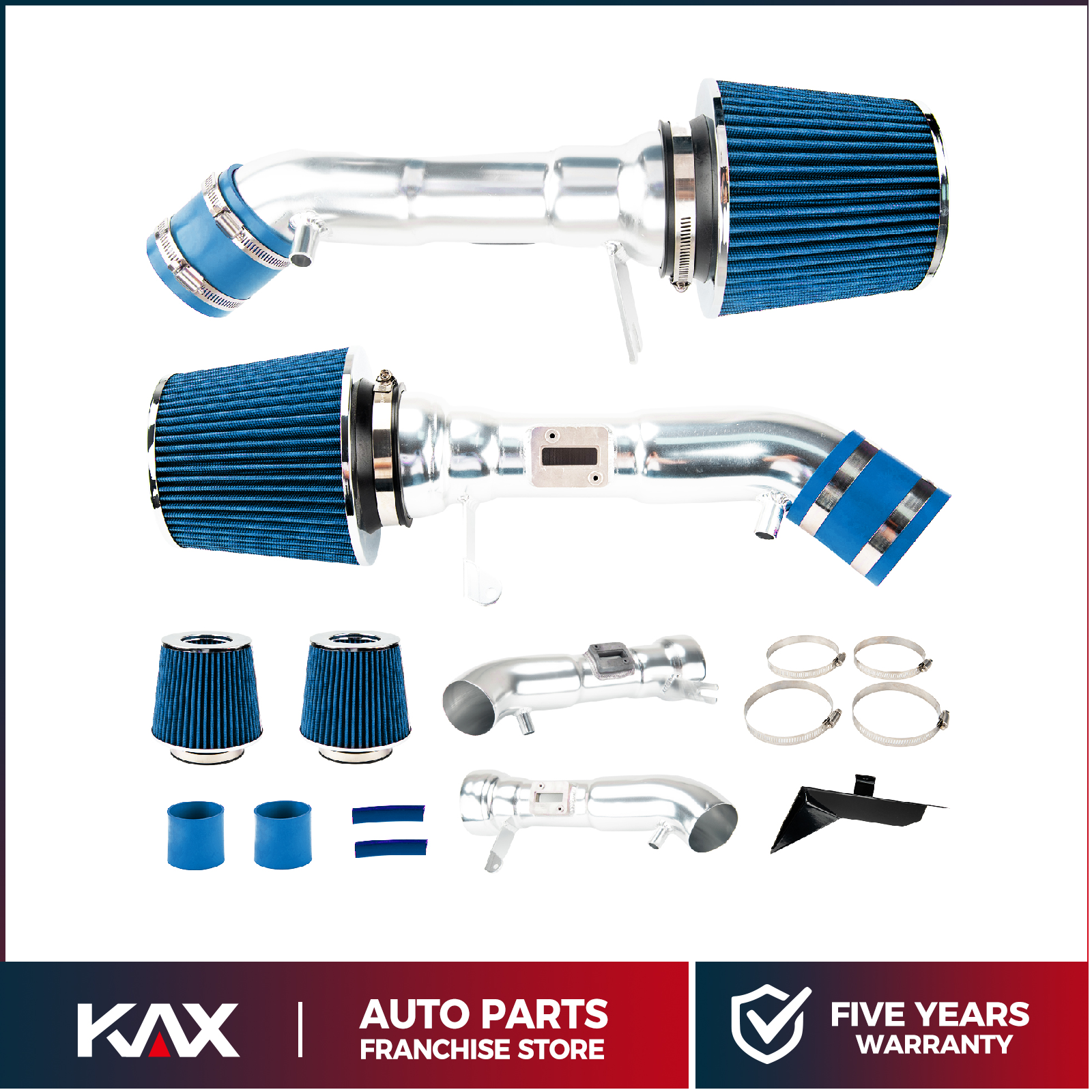 1pc Cold Air Intake System Kit For Infiniti G37 3.7L V6 20082013 Heat