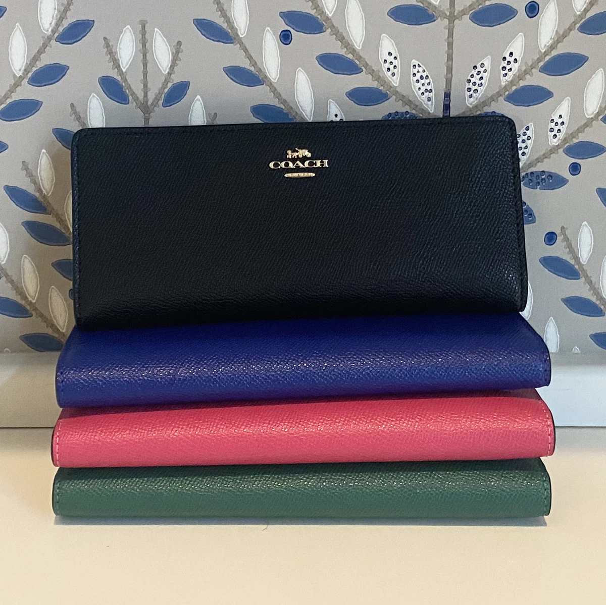 Coach slim wallets clearance