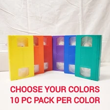 VHS Video Cassette Shells Empty  Blank Colored V-0 Bulk Prop Party 20 PC Pack