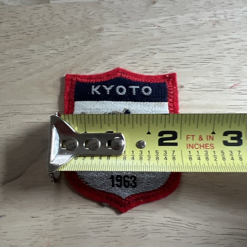 Vintage 1963 Kyoto Stone Garden Patch Felt Back. - Picture 4 of 7