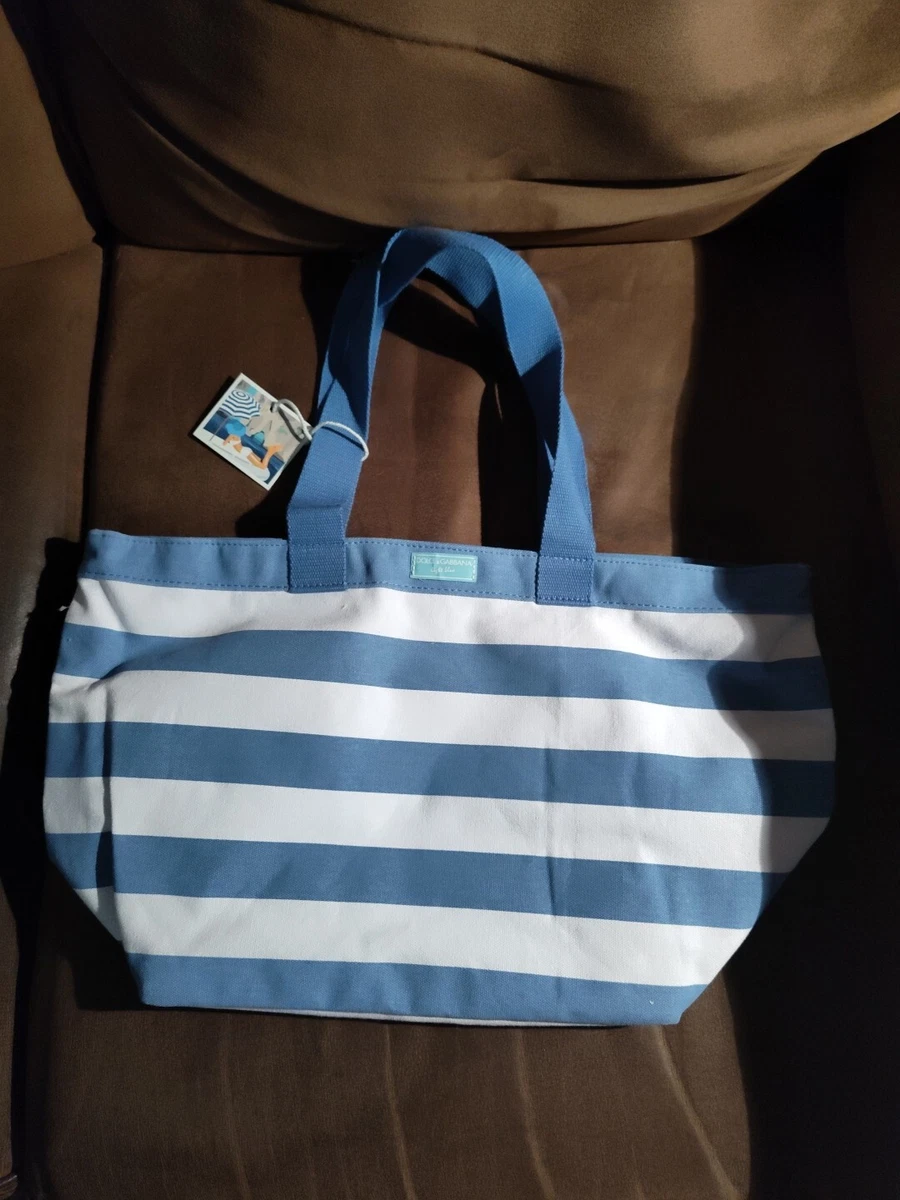 Dolce&Gabbana Striped Canvas Exterior Bags & Handbags for Women