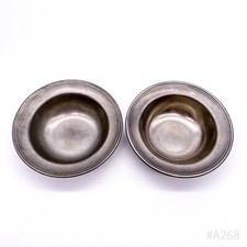 Vintage Zinn-Kurtz Stuttgart Schalen aus Zinn 300 Jahre | 2 St&uuml;ck 14cm &Oslash;