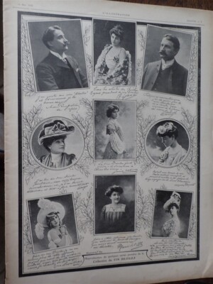 Wein DESILES + Spiegel BROT + RIGAUD + Schuh BISET + DRIVA ILLUSTRATION 1906