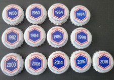 Série de 13 Capsules  Bière kronkorken KRONENBOURG   Les années bleues  CP 