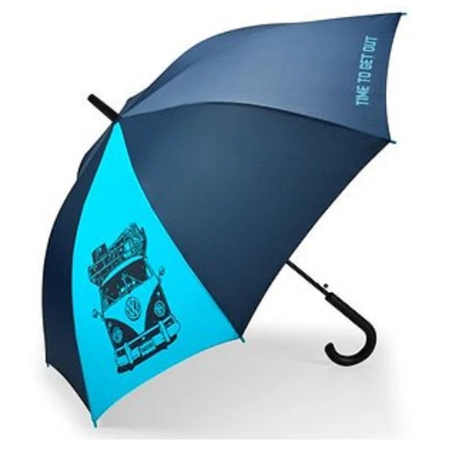 Original VW T1 Bulli Regenschirm Schirm Umbrella blau windproof Heritage