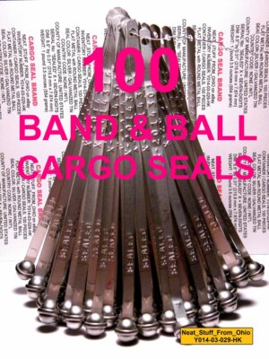 METAL BAND AND BALL SECURITY SEALS, CARGO, == X-VERSION == HIGHEST-QUALITY