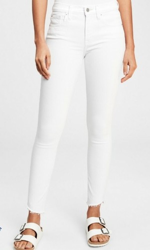gap white skinny jeans