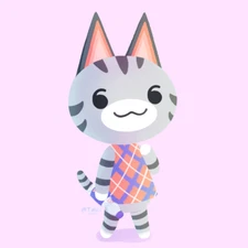 Lolly Animal Crossing New Horizons Amiibo NFC Card - Or Any Character You Want